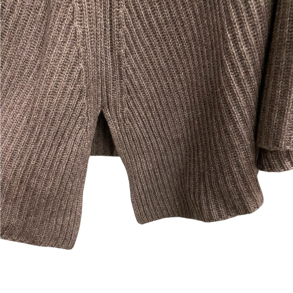 NWT Krimson Klover Dendrite Wool Blend Poncho Cafe Brown Size Large / XL - Picture 8 of 10